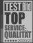 Testbild Top Service-Qualität